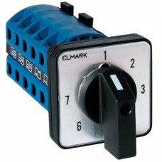 Διακόπτης Ελέγχου Περιστροφικός 7Θέσεων 5Επίπεδα 25A LW26 4.H6518/5